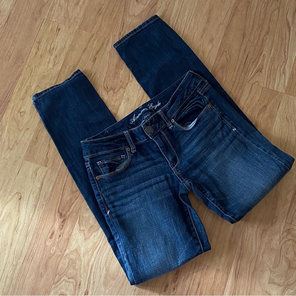 American Eagle dark wash skinny jeans - Picture 2 of 7